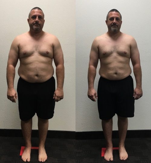 Doug lost 24.9 pounds of fat