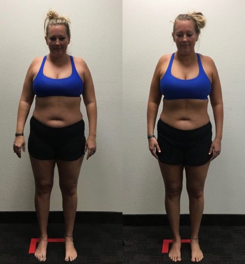 Heather lost 13.7 pounds of fat